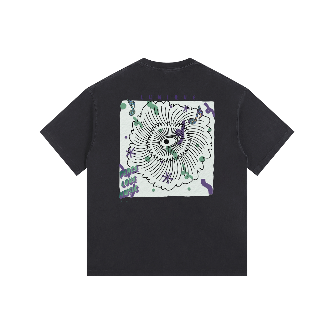 oversized, tee, washed