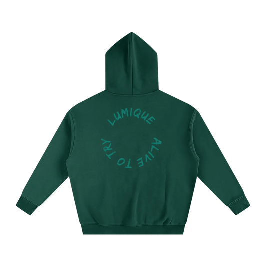 Lumique - Minimalist Heavyweight Fleece Hoodie