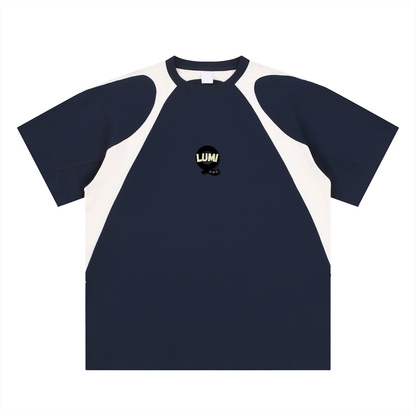 Lumique - Lumi-Q Retro Contrast Panel Tee
