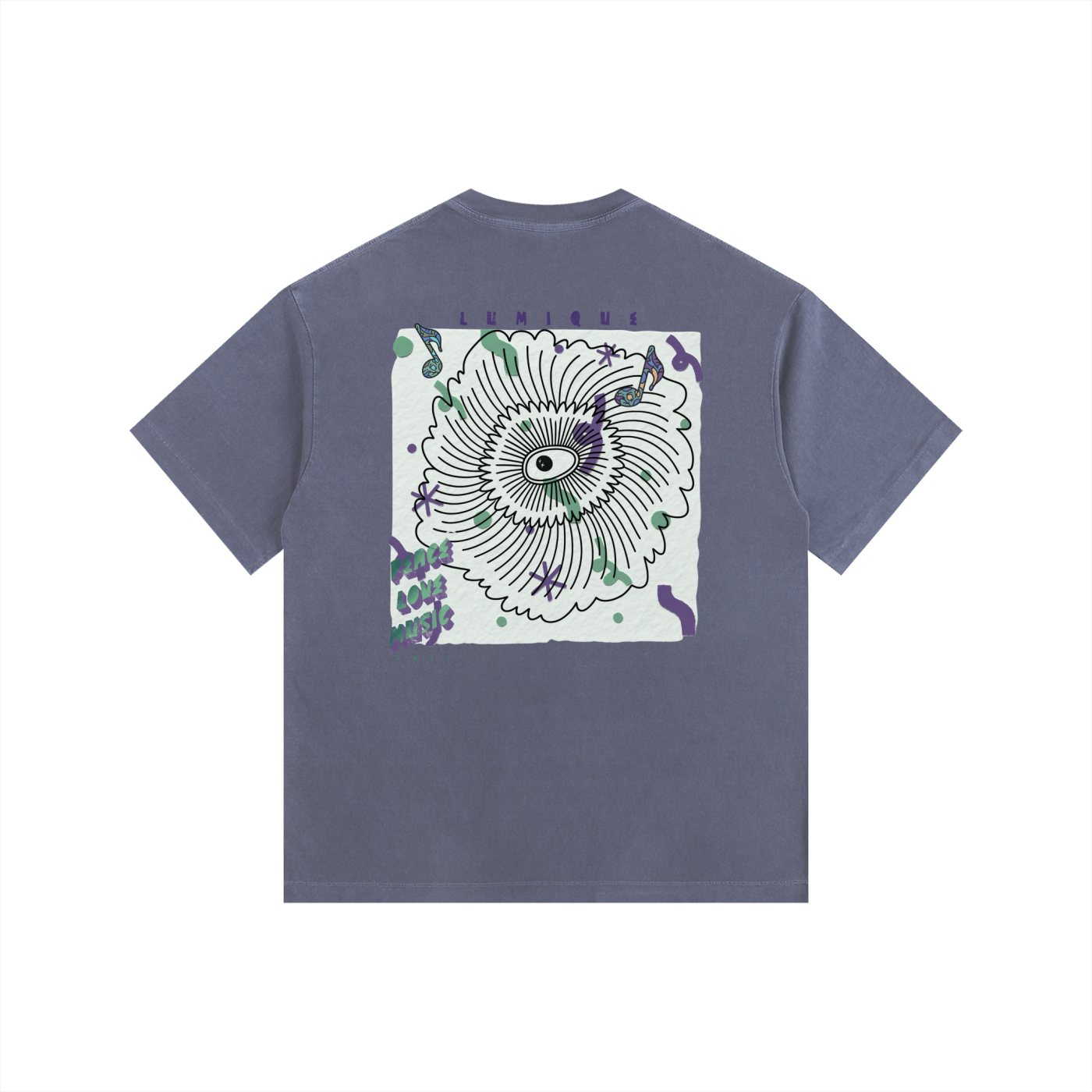 oversized, tee, washed