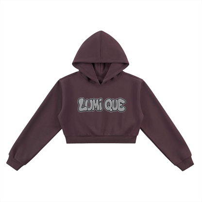 Lumique - Womens Cropped Hoodie