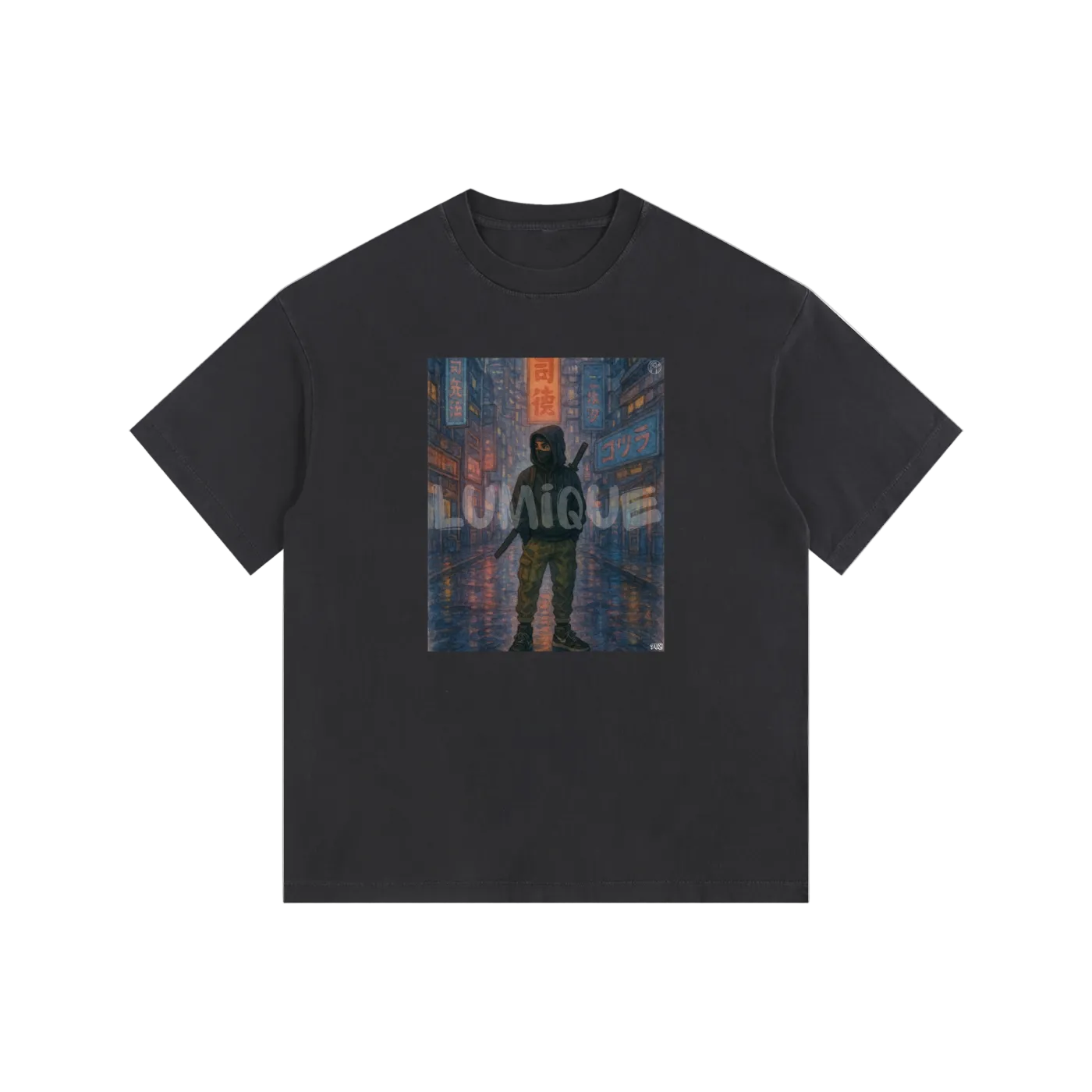 Lumique - Vintage Tokyo Ronin Oversized Tee