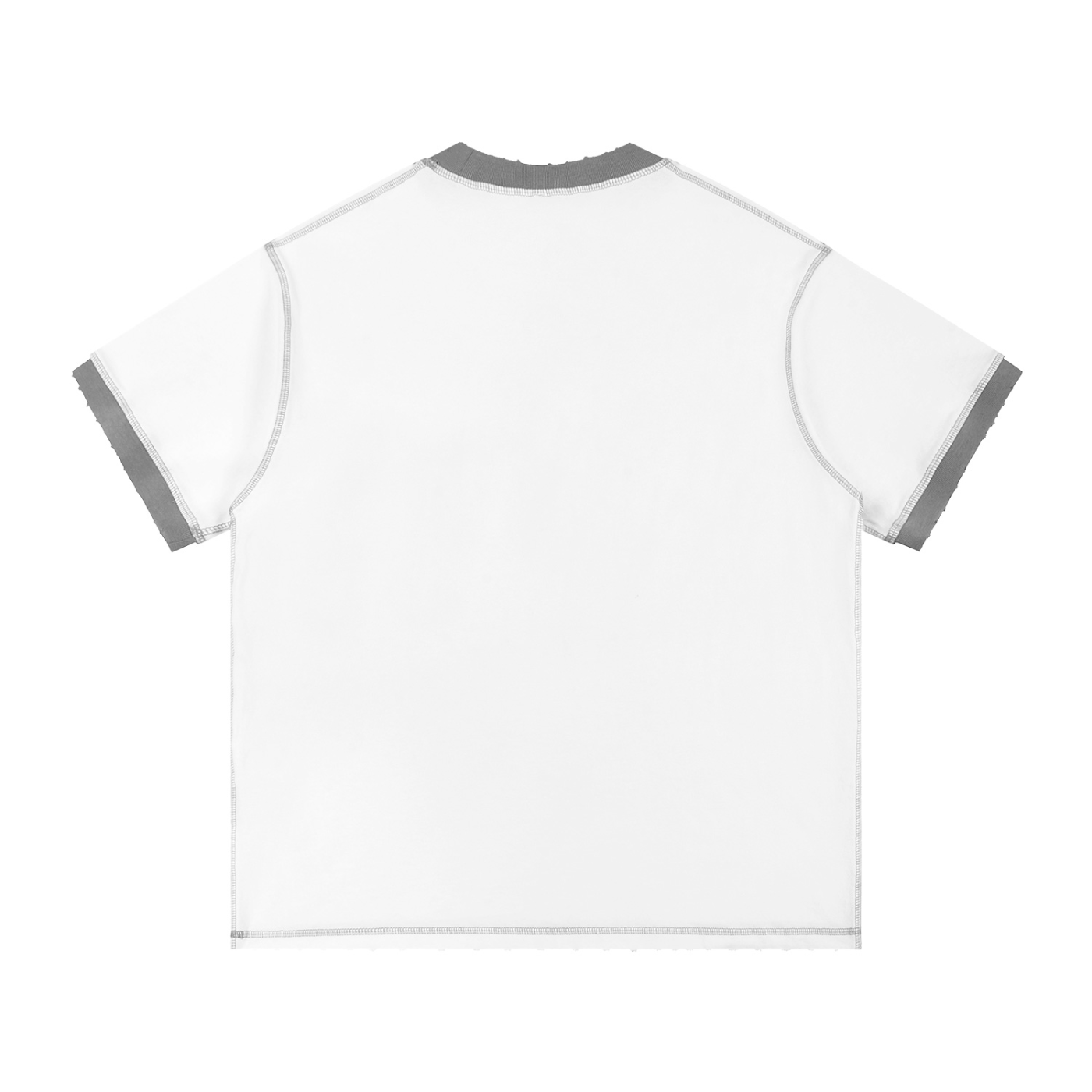 Lumique - 908 Heritage Contrast-Stitch Tee