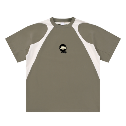 Lumique - Lumi-Q Retro Contrast Panel Tee