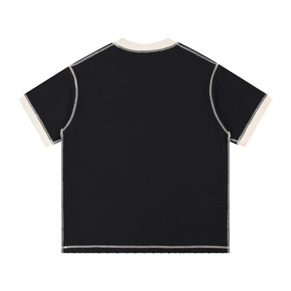 Lumique - Dynasty Script Contrast Tee