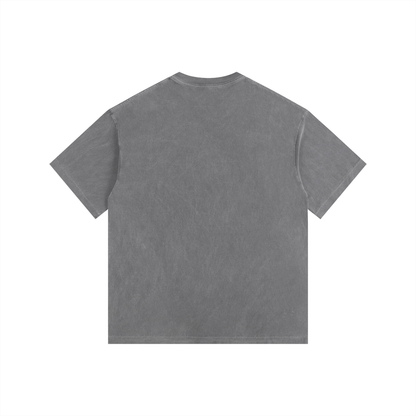 Lumique - Vintage Paris Painted Oversized Tee