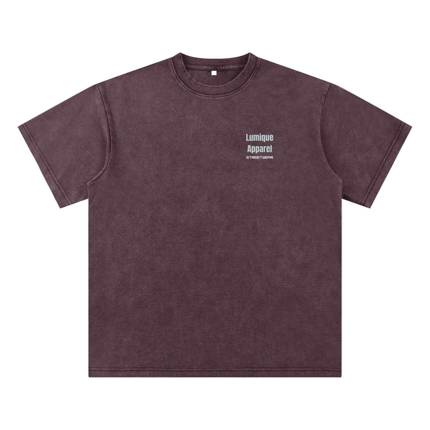 Lumique - Bamboo Slub Snow Washed T-Shirt