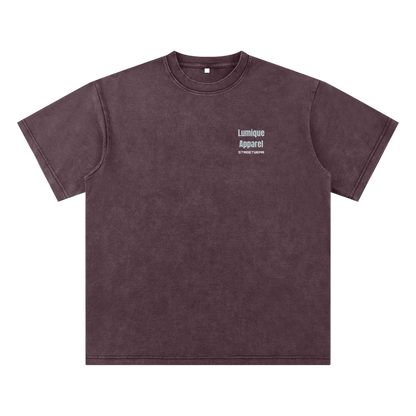 Lumique - Bamboo Slub Snow Washed T-Shirt