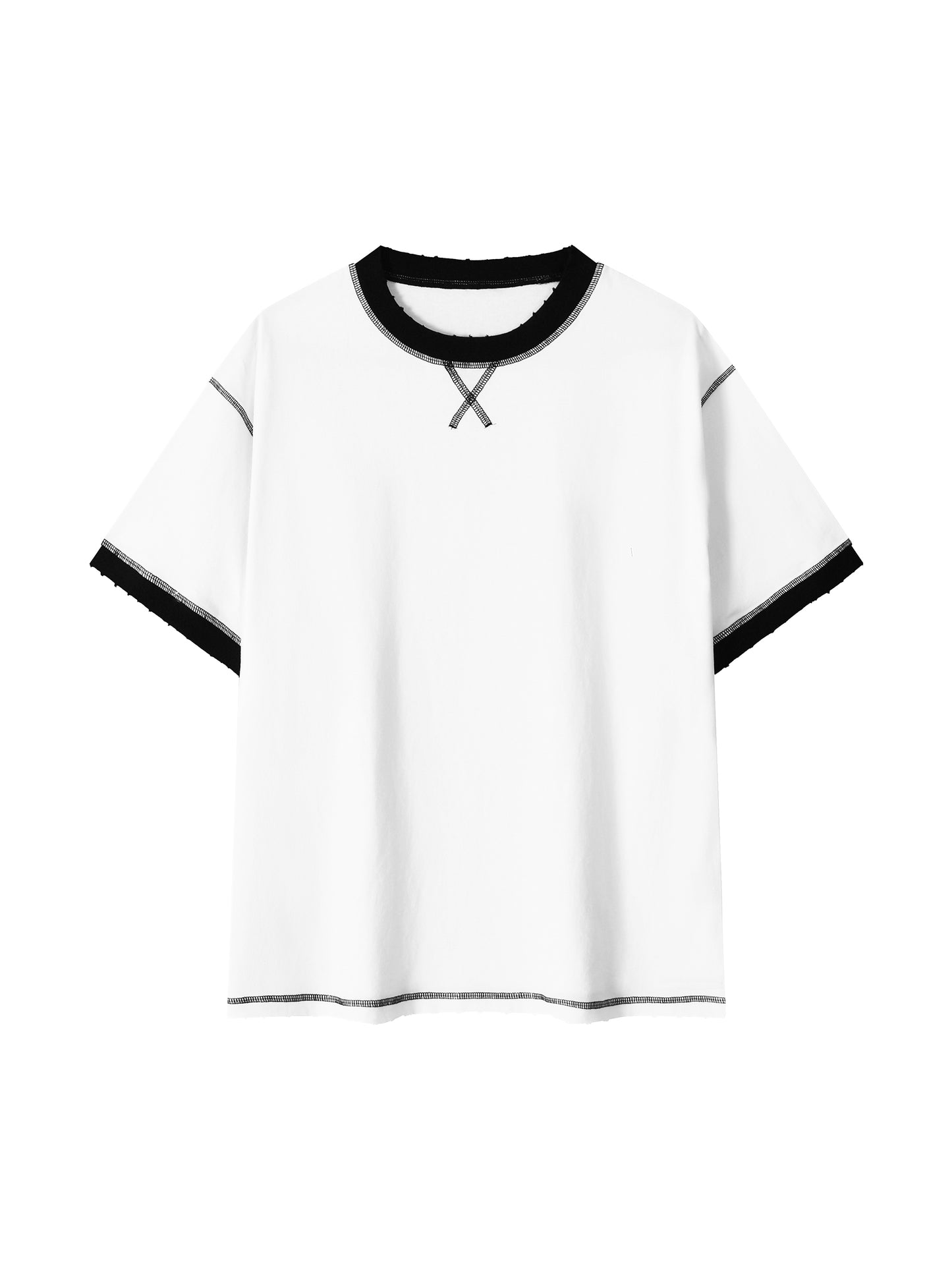 Lumique - Dynasty Script Contrast Tee