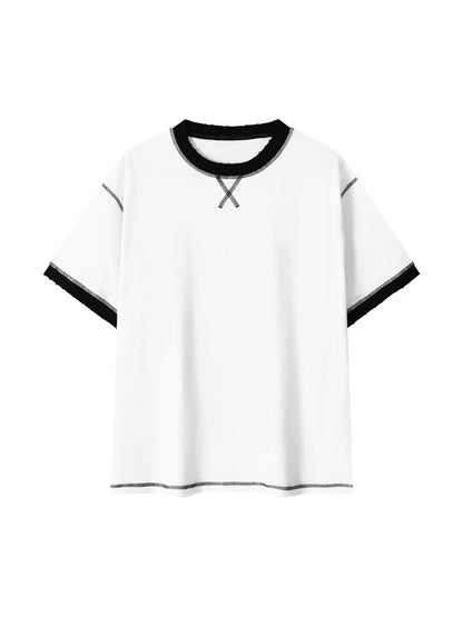 Lumique - Dynasty Script Contrast Tee